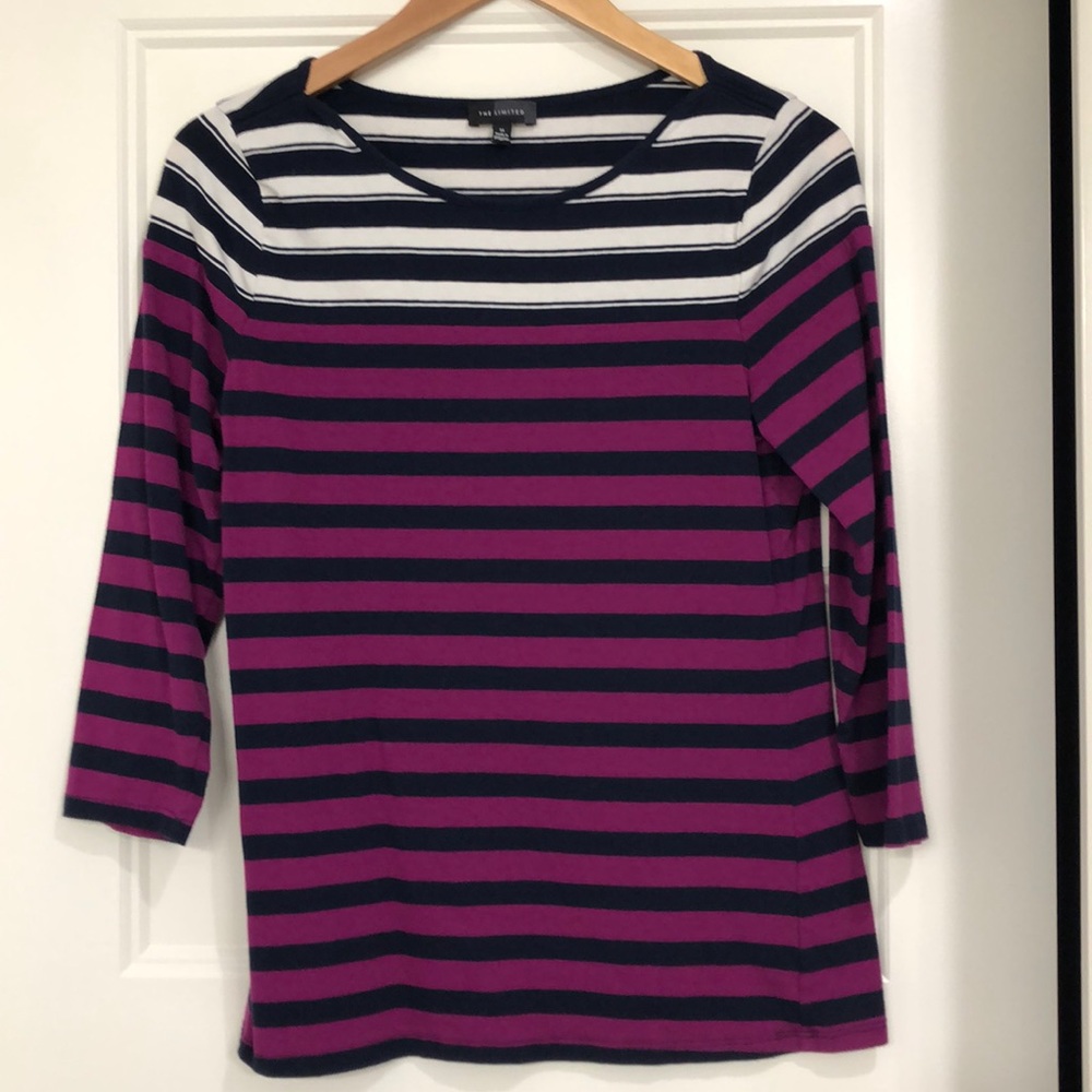 The Limited boatneck 3/4 sleeve tee